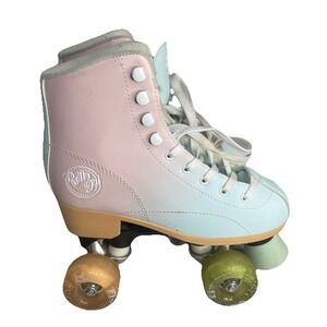 Rollr Grl Lilly Roller Skates-Women's 6-Mint/Pink GREAT CONDITION